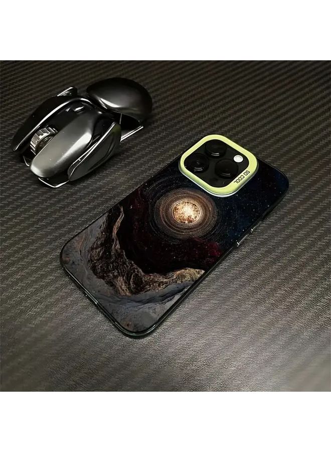 Black Artistic Planet Laser Anti Drop Colorful Silver Case For iPhone 14 Pro Protective Cover - Image 4